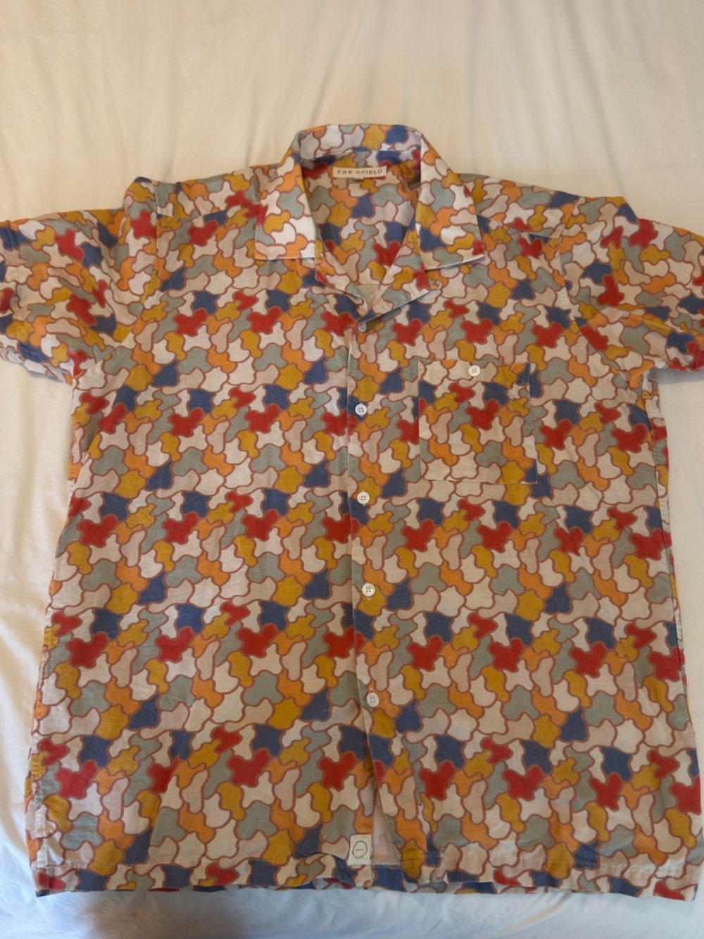 Multicolor Short-Sleeve Printed Shirt